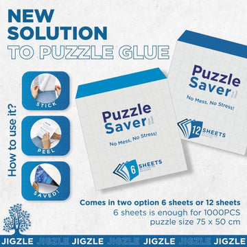 Puzzle Glue Sheet