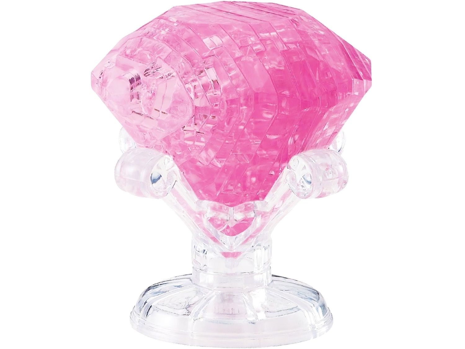 3dcrystal-90026-pink-diamond-43-pieces-crystal-3d-puzzle