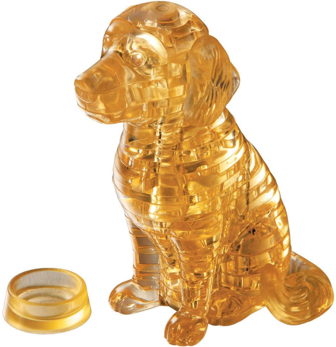 3dcrystal-90118-golden-retriever-dog-41-pieces-3d-puzzle