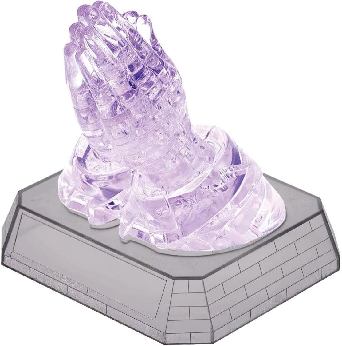 3dcrystal-90123-praying-hands-42-pieces-3d-puzzle