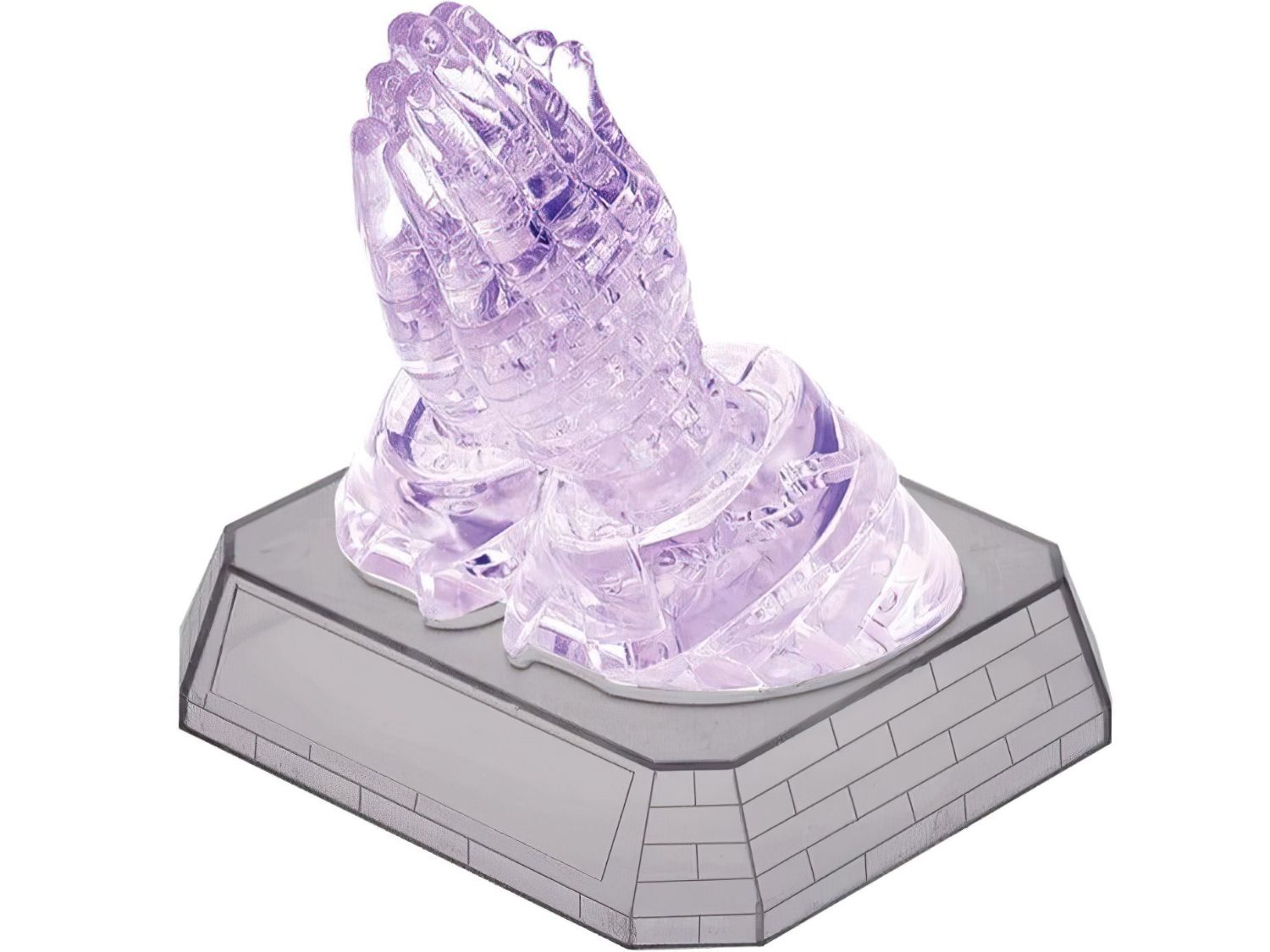 3dcrystal-90123-praying-hands-42-pieces-crystal-3d-puzzle