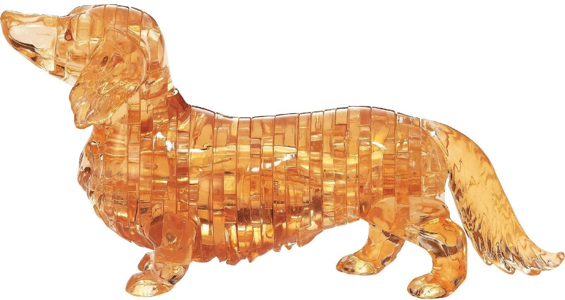 3dcrystal-90141-dachshund-41-pieces-3d-puzzle