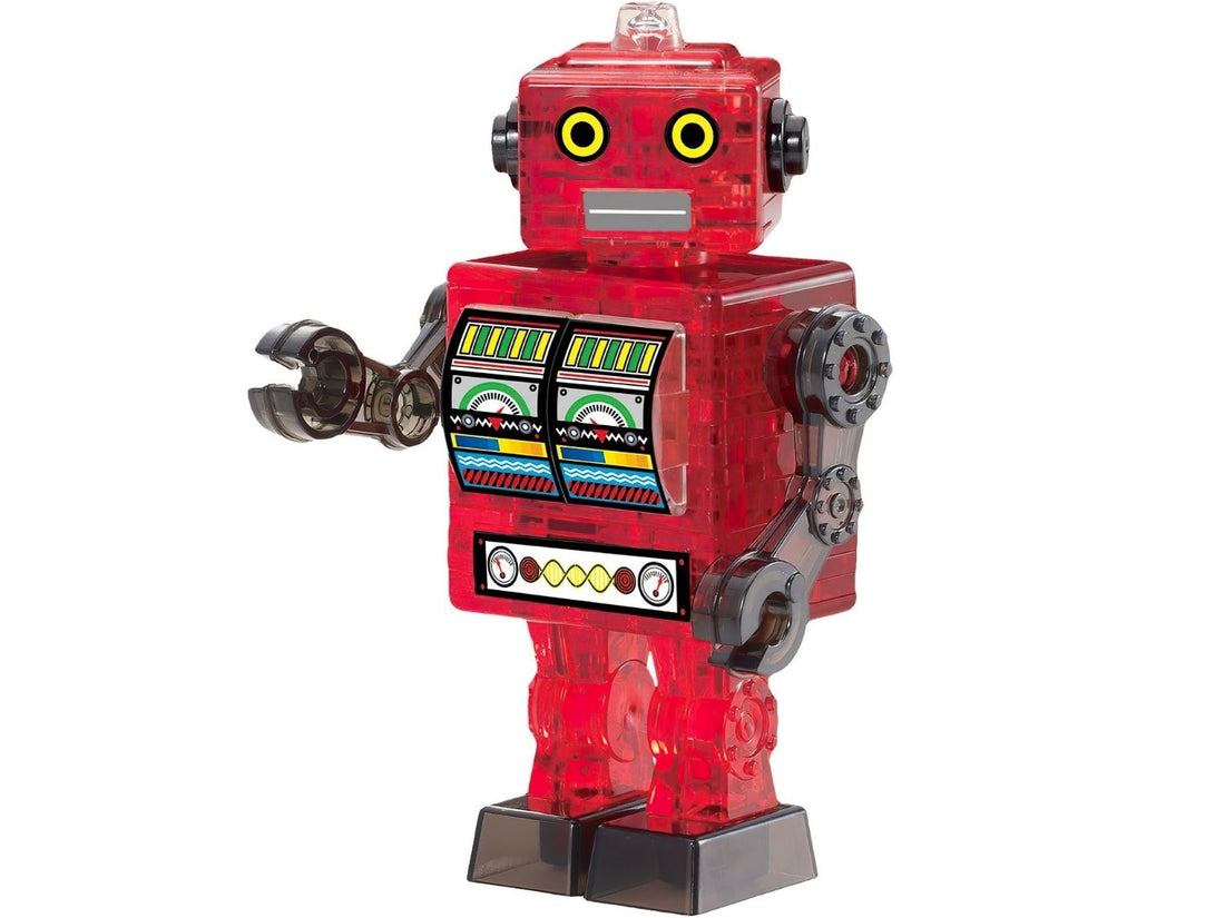 3dcrystal-90151-red-tin-robot-39-pieces-crystal-3d-puzzle