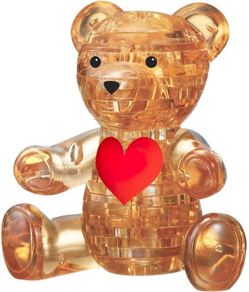 3dcrystal-90214-brown-teddy-bear-41-pieces-3d-puzzle