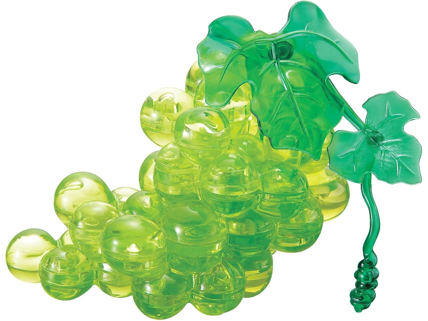 3dcrystal-90220-food-green-grapes-46-pieces-crystal-3d-puzzle