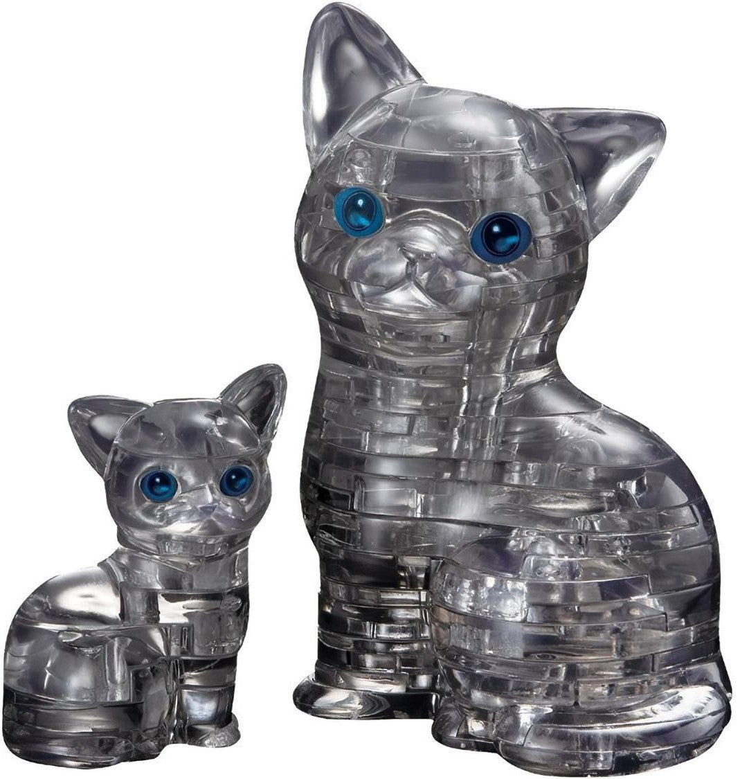 3dcrystal-90226-black-cat-&-kitten-49-pieces-3d-puzzle