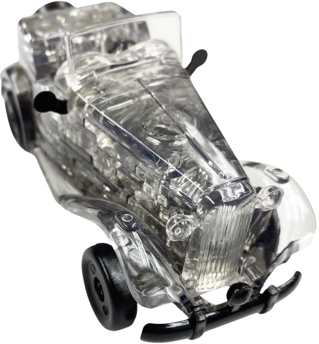 3dcrystal-90231-classic-car-(black)-53-pieces-3d-puzzle