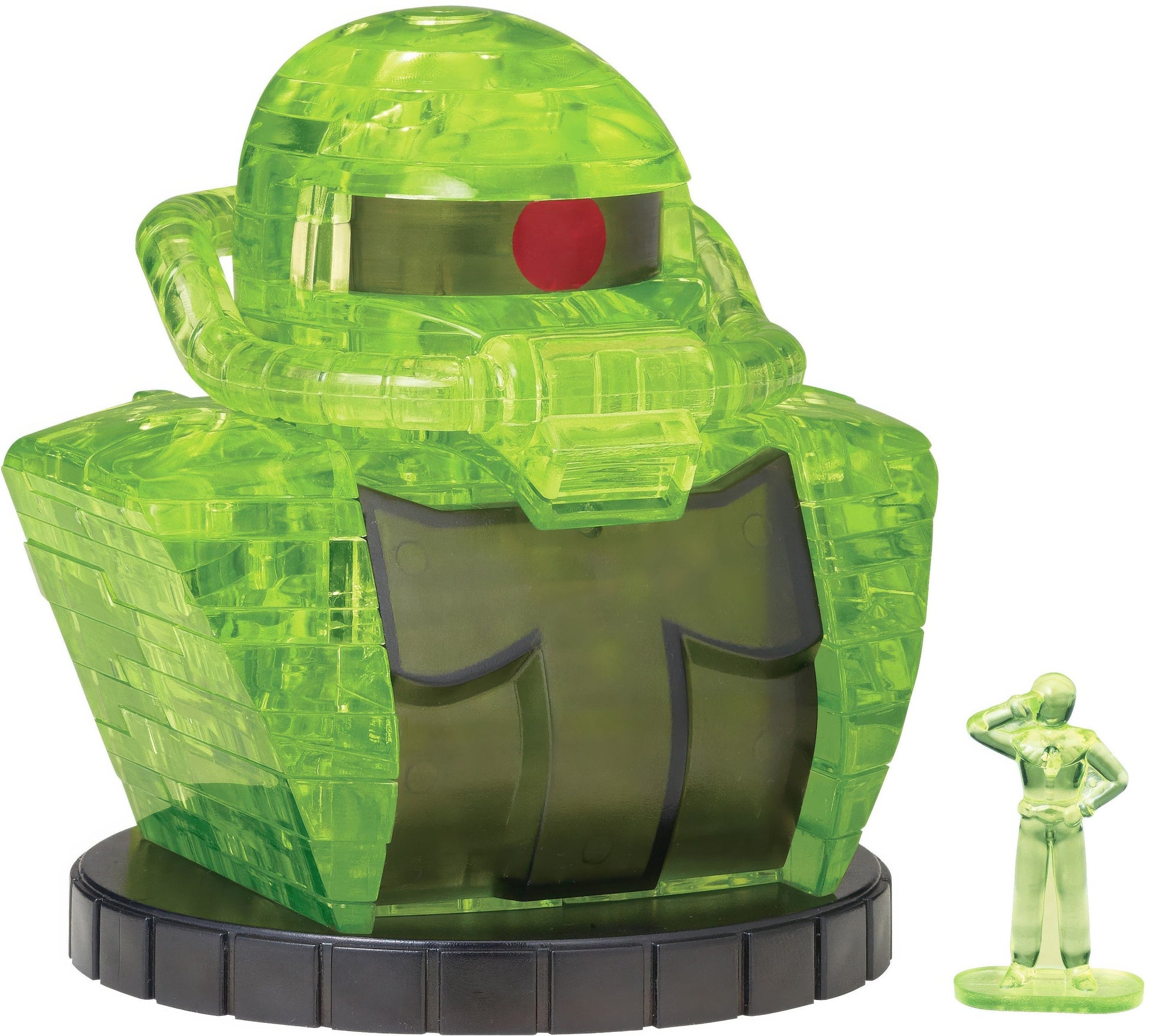 3dcrystal-90238-zaku-(green)-44-pieces-3d-puzzle