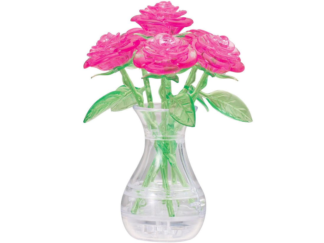 3dcrystal-90252-flower-pink-six-roses-47-pieces-crystal-3d-puzzle