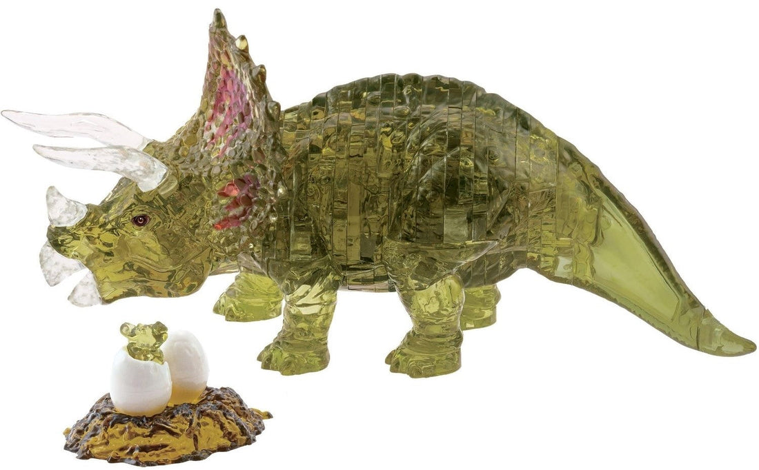 3dcrystal-90271-green-triceratops-61-pieces-3d-puzzle