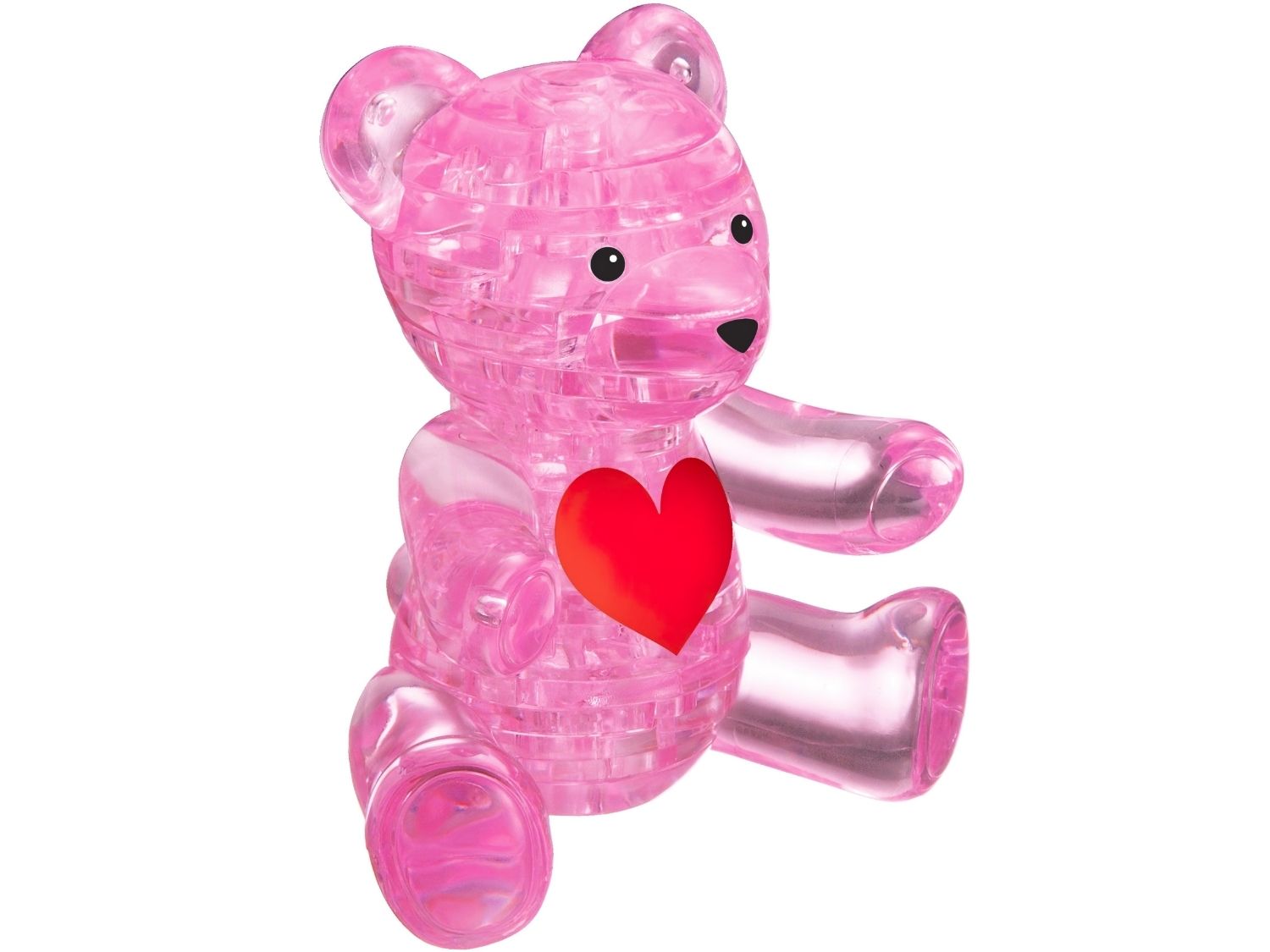 3dcrystal-90314-pink-teddy-bear-41-pieces-crystal-3d-puzzle