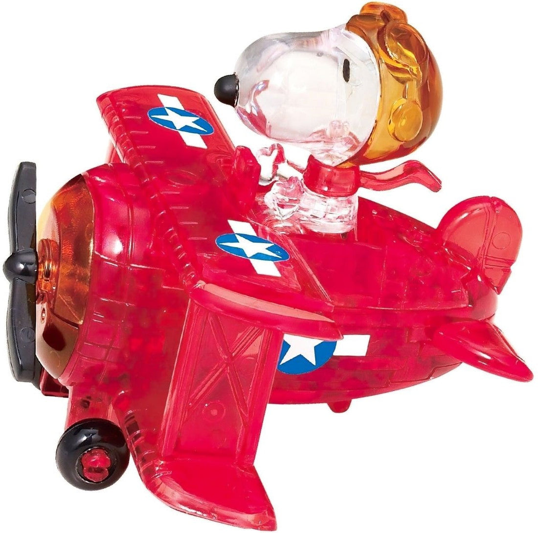3dcrystal-90327-peanuts---snoopy-flying-ace-40-pieces-3d-puzzle