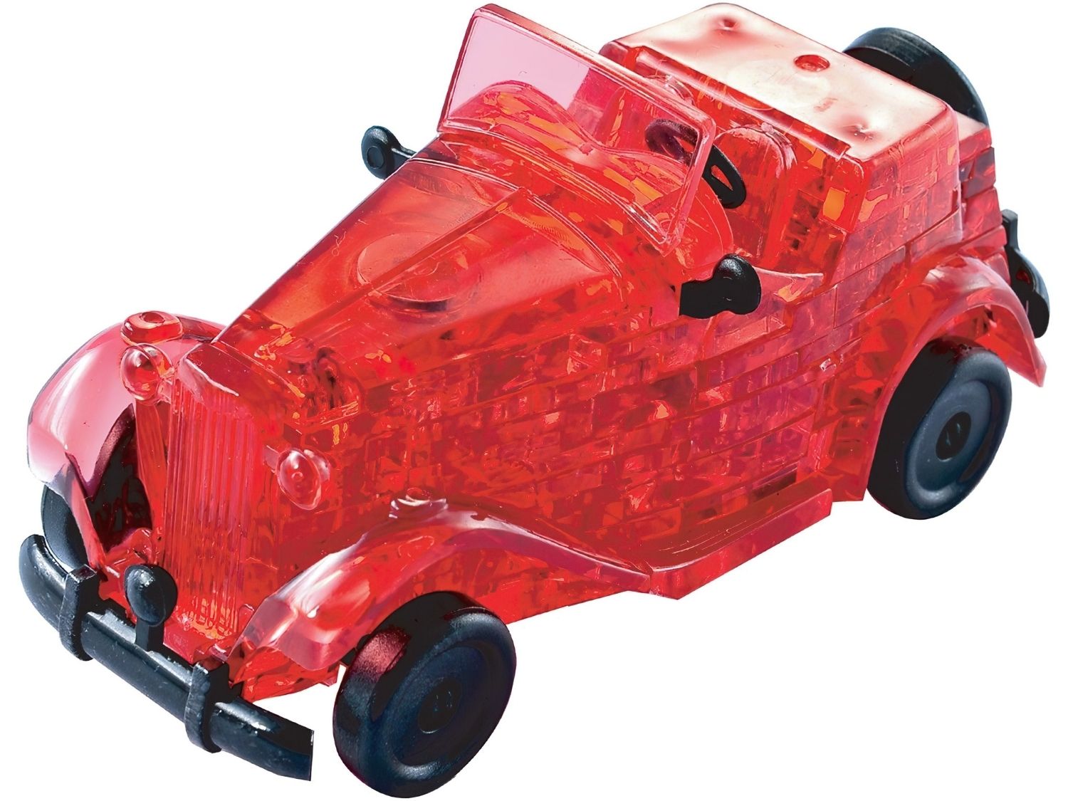 3dcrystal-90331-classic-car-(red)-53-pieces-3d-puzzle