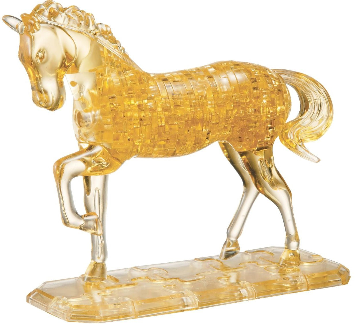 3dcrystal-91101-gold-horse-100-pieces-3d-puzzle