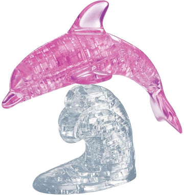 3dcrystal-91104-pink-dolphin-95-pieces-3d-puzzle