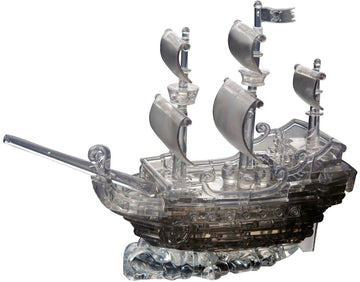 3dcrystal-91106-pirate-ship-(black)-101-pieces-3d-puzzle