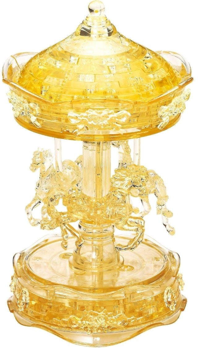 3dcrystal-91109-gold-carousel-83-pieces-3d-puzzle