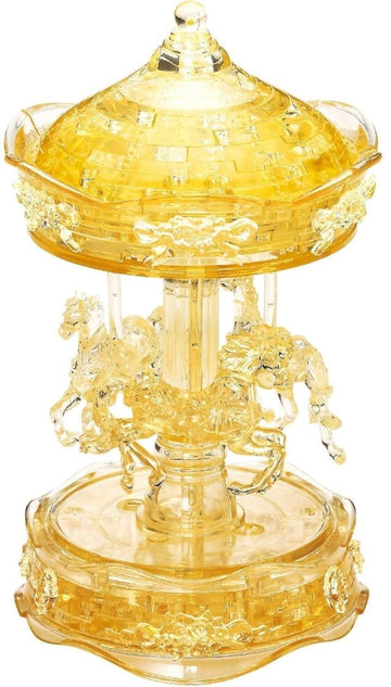 3dcrystal-91109-gold-carousel-83-pieces-3d-puzzle