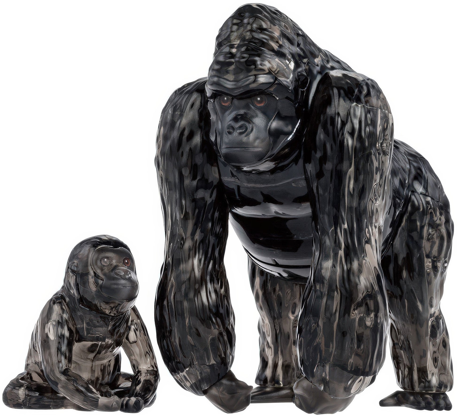 3dcrystal-z006-gorilla-&-baby-48-pieces-3d-puzzle