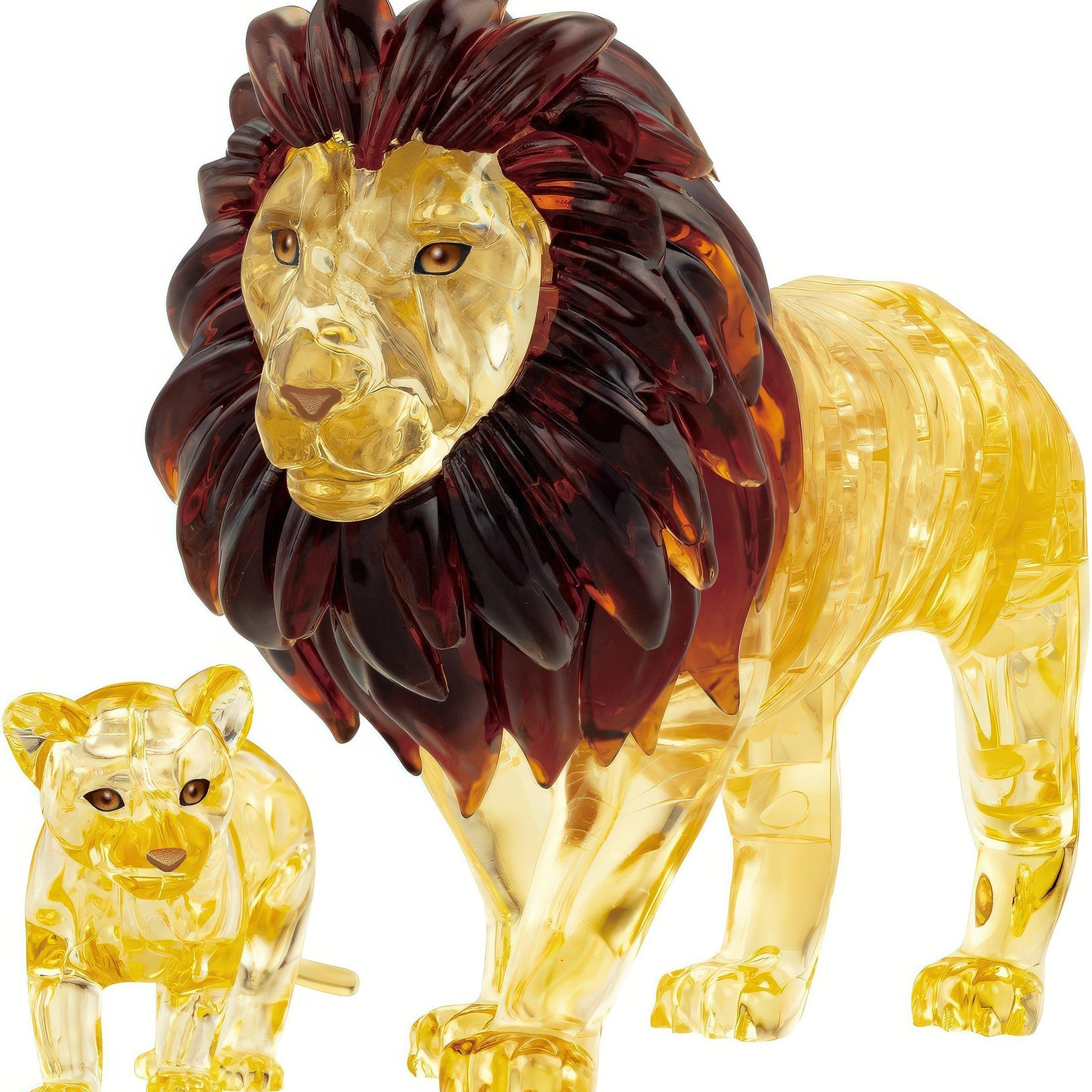 3dcrystal-z007-lion-&-cub-55-pieces-3d-puzzle