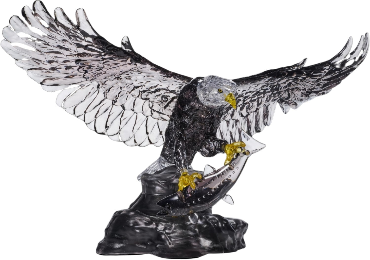 3dcrystal-z013-eagle-(black)-63-pieces-3d-puzzle