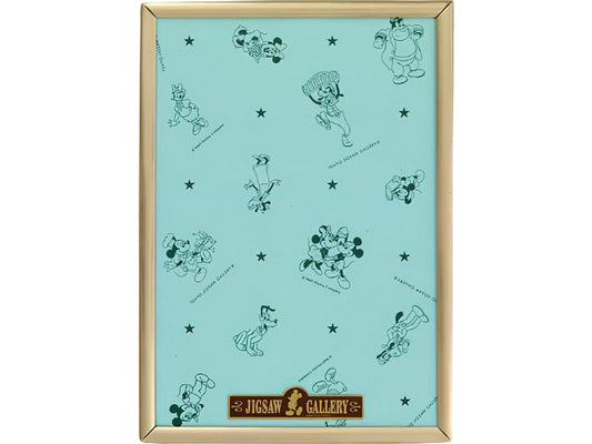 Tenyo • Accessories • Disney Wooden Panel / Gold　(For 25.7 x 18.2 cm)　Puzzle Frame