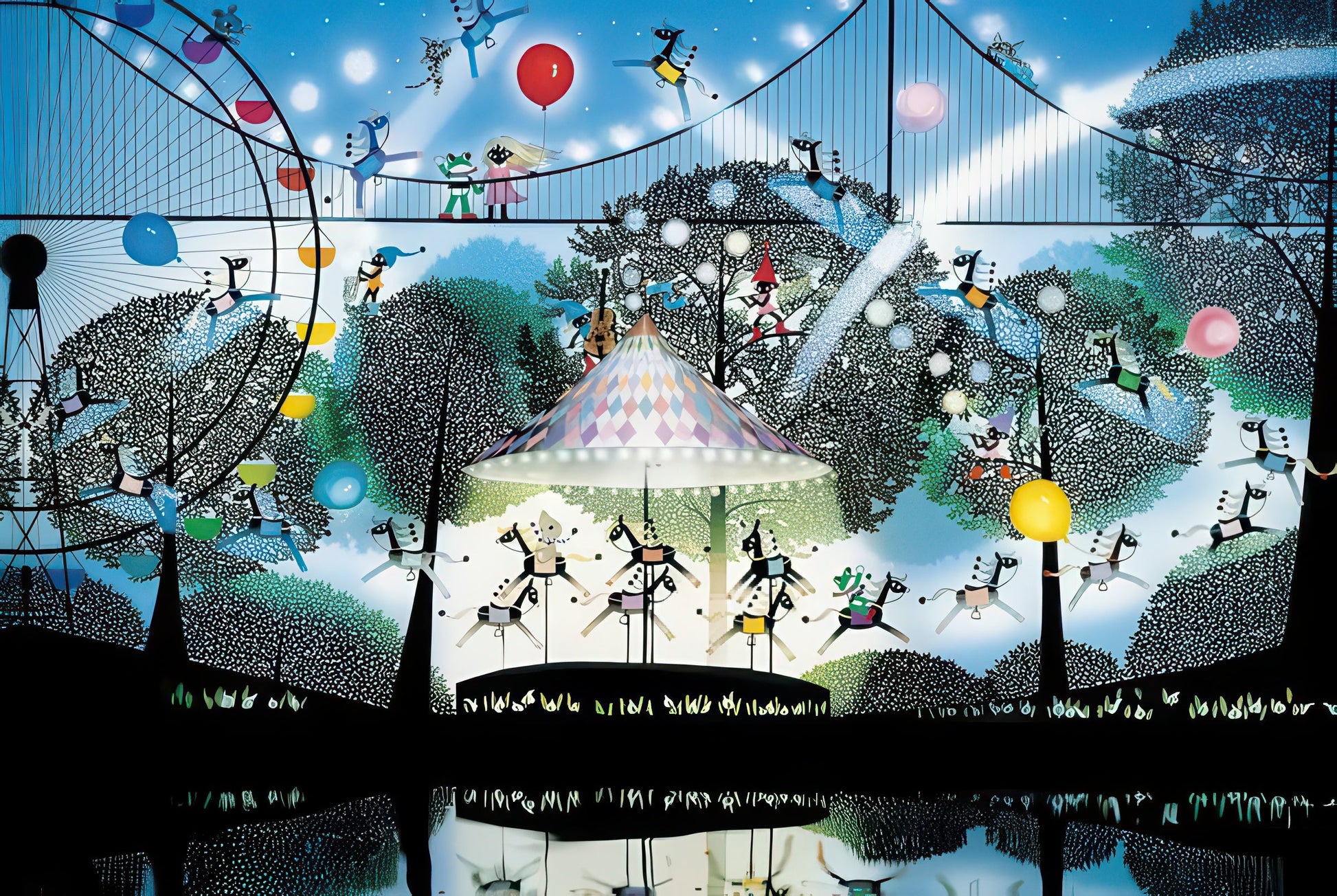 appleone-1000-255-wooden-horse's-dream-1000-pieces-jigsaw-puzzle