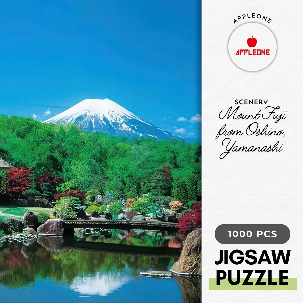 appleone-1000-299-scenery-mount-fuji-from-oshino-yamanashi-1000-pieces-jigsaw-puzzle