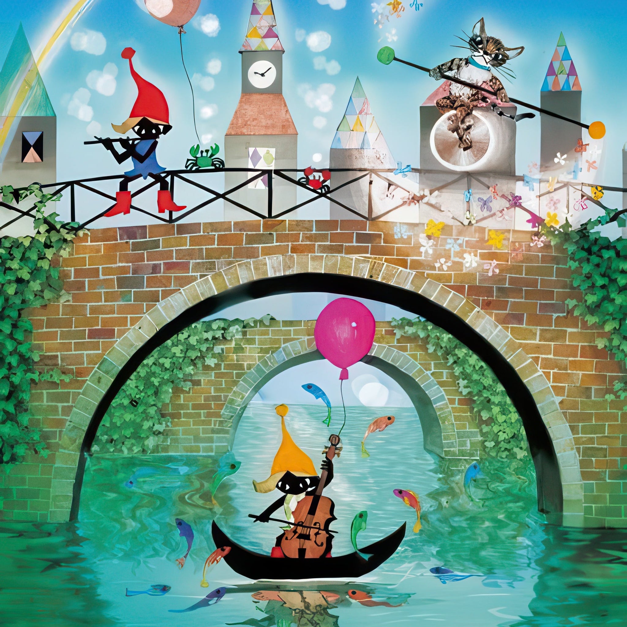 appleone-1000-427-when-the-real-rain-stops,-let's-make-it-a-rain-of-music-1000-pieces-jigsaw-puzzle