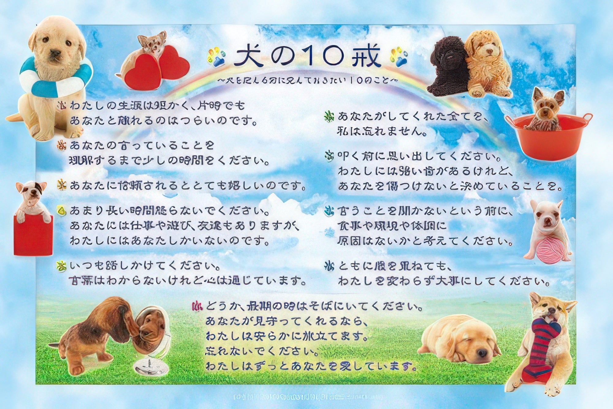 appleone-1000-614-the-ten-commandments-of-dogs-1000-pieces-jigsaw-puzzle