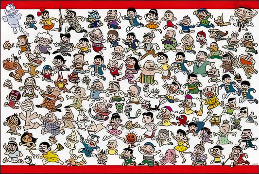 Appleone 1000-632　Illustration • Akatsuka 100 Characters Collection　1000 Pieces Jigsaw Puzzle