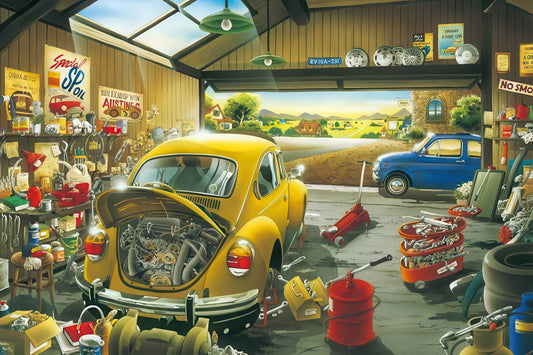 Appleone 1000-645　Illustration • Sam's Garage　1000 Pieces Jigsaw Puzzle