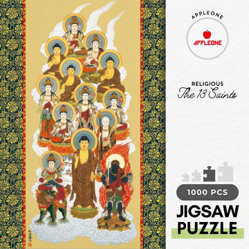 appleone-1000-652-religious-the-13-saints-1000-pieces-jigsaw-puzzle