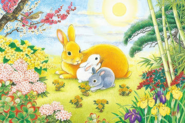 appleone-1000-658-illustration-fortune-rabbit-1000-pieces-jigsaw-puzzle