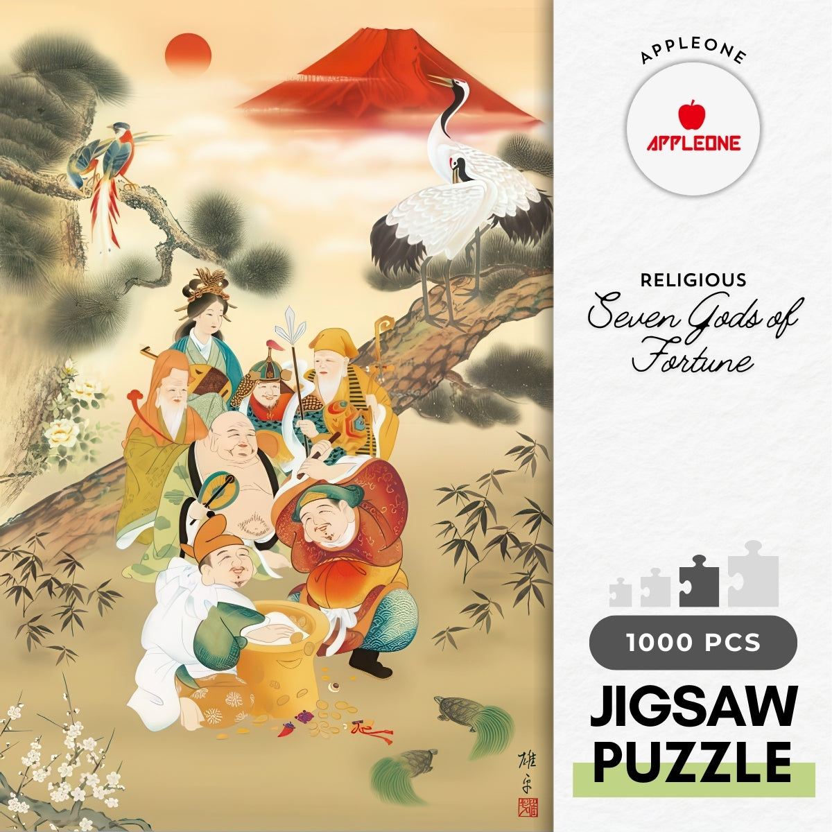 appleone-1000-679-religious-seven-gods-of-fortune-1000-pieces-jigsaw-puzzle