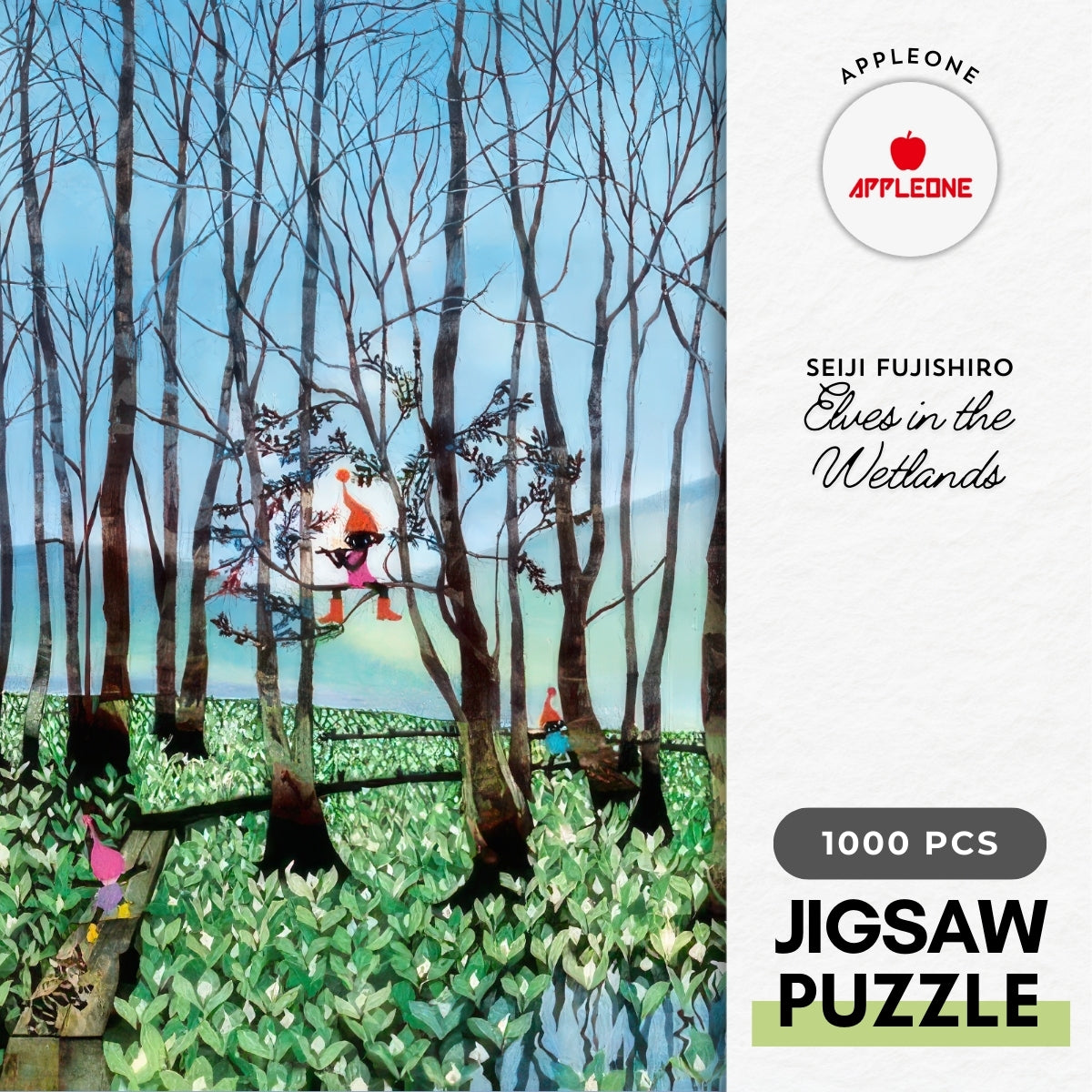 appleone-1000-696-illustration-elves-in-the-wetlands-1000-pieces-jigsaw-puzzle