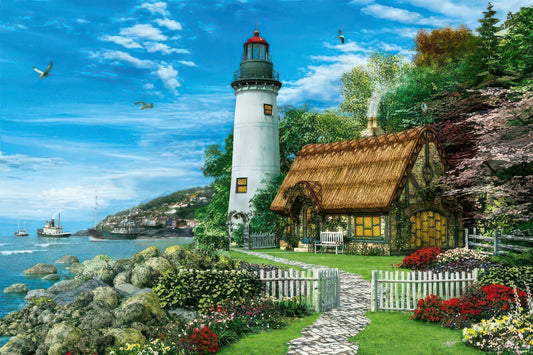 Appleone 1000-699　Illustration • Old Sea Cottage　1000 Pieces Jigsaw Puzzle