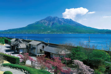 appleone-1000-752-scenery-sengan-en-and-sakurajima-kagoshima-1000-pieces-jigsaw-puzzle