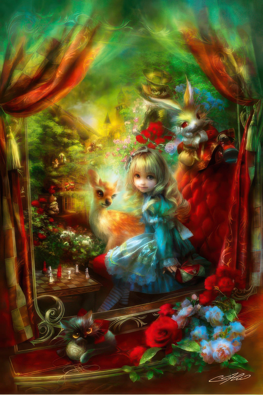 appleone-1000-770-illustration-alice-loco-motion-1000-pieces-jigsaw-puzzle