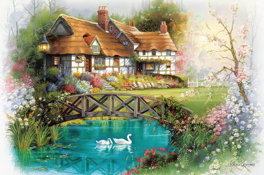 Appleone 1000-774　Illustration • Cottage 3　1000 Pieces Jigsaw Puzzle