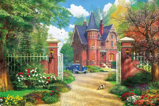 Appleone 1000-782　Illustration • The Red Brick Cottage　1000 Pieces Jigsaw Puzzle