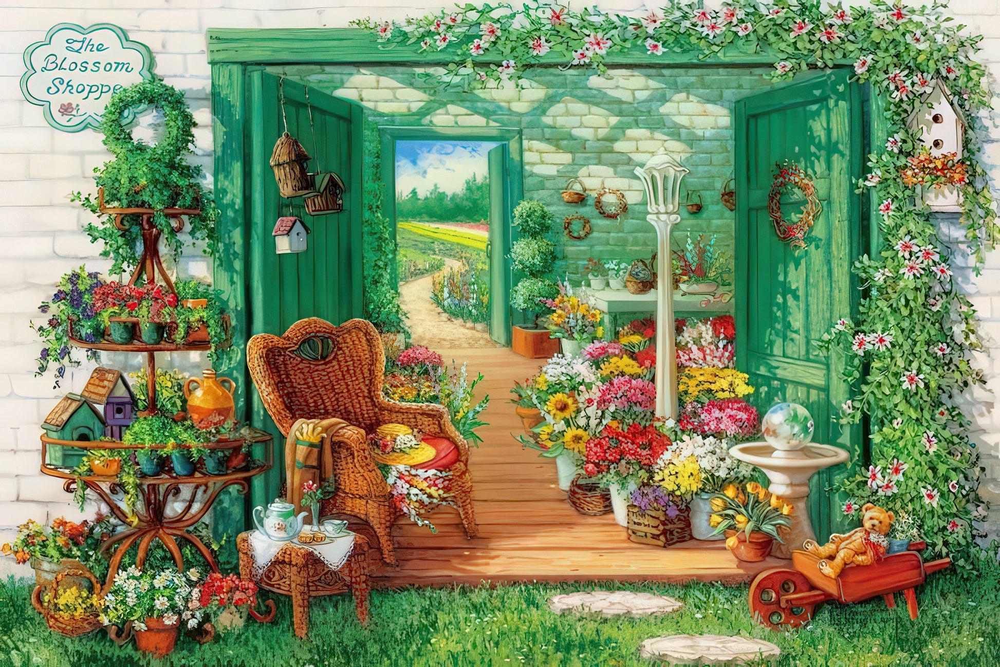 appleone-1000-786-illustration-my-flower-shop-1000-pieces-jigsaw-puzzle