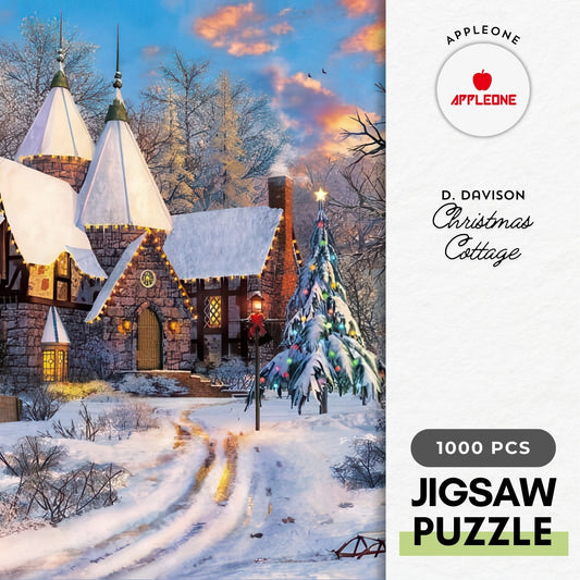 Appleone 1000-790　Illustration • Christmas Cottage　1000 Pieces Jigsaw Puzzle