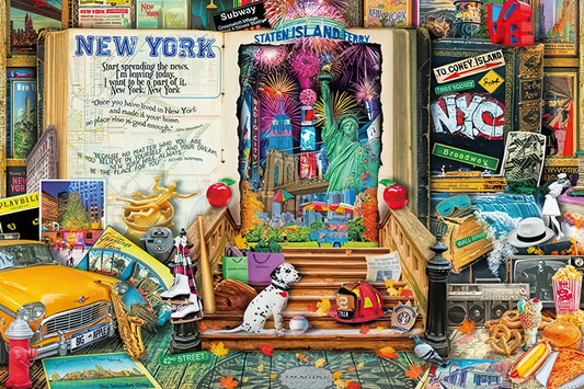 Appleone 1000-808　Illustration • New York　1000 Pieces Jigsaw Puzzle