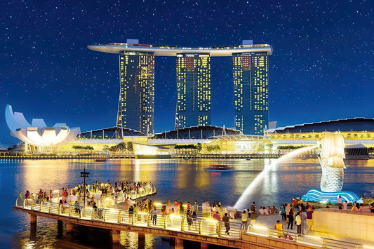 Appleone 1000-818　Scenery • Starlight Singapore　1000 Pieces Jigsaw Puzzle