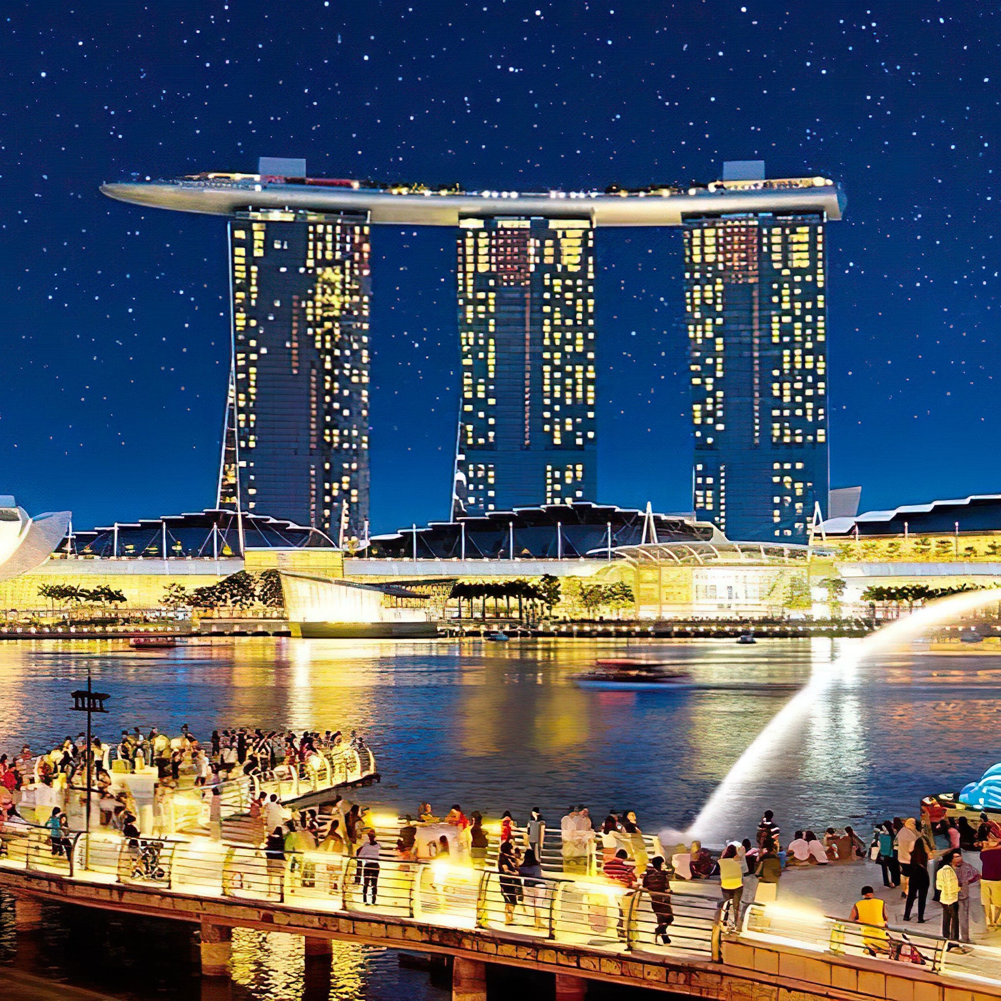 Appleone • Scenery • Starlight Singapore　1000 PCS　Jigsaw Puzzle