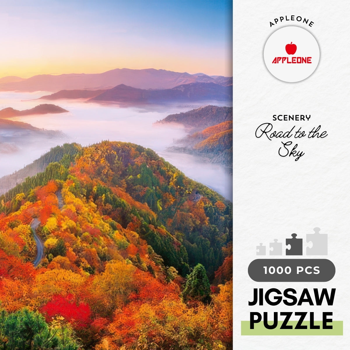 appleone-1000-826-scenery-road-to-the-sky-1000-pieces-jigsaw-puzzle