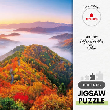 appleone-1000-826-scenery-road-to-the-sky-1000-pieces-jigsaw-puzzle