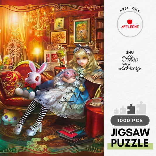 Appleone 1000-827　Illustration • Alice Library　1000 Pieces Jigsaw Puzzle