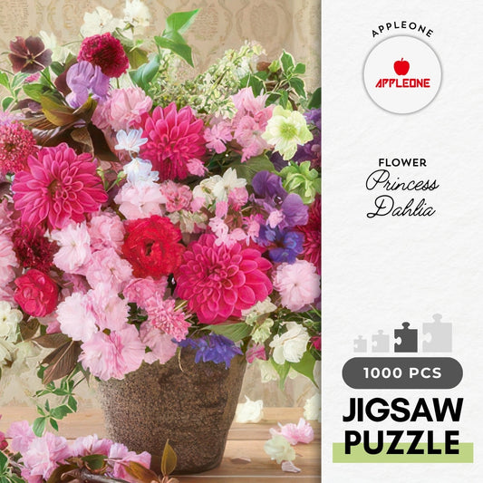 Appleone 1000-834　Flower • Princess Dahlia　1000 Pieces Jigsaw Puzzle